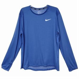 NIKE RUNNING Men's Long Sleeve Top Size XL Dri Fit Athletic Athleisure Sports
